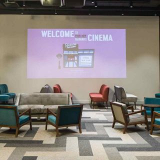 Cinema furniture by DeFrae Contract Furniture at Picturehouse Cinema Finsbury Park