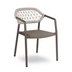 Gaudì armchair taupe DeFrae Contract Furniture