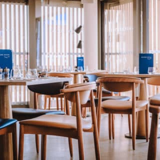 Restaurant furniture by DeFrae Contract Furniture at Bayside Social Main