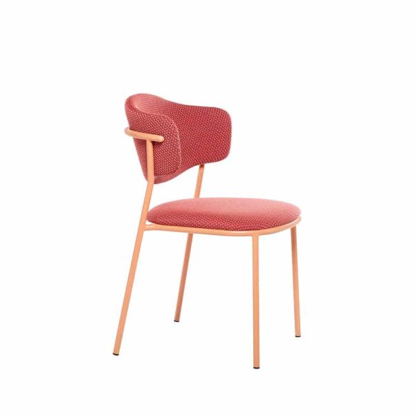 Sweetly Side Chair Accento at DeFrae Contract Furniture Orange Frame