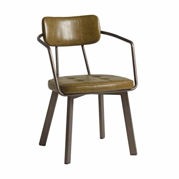 Auzet Armchair from DeFrae Contract Furniture Vintage Gold