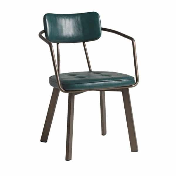 Auzet Armchair from DeFrae Contract Furniture Vintage Teal