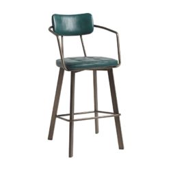 Auzet Bar Stool from DeFrae Contract Furniture Vintage Teal