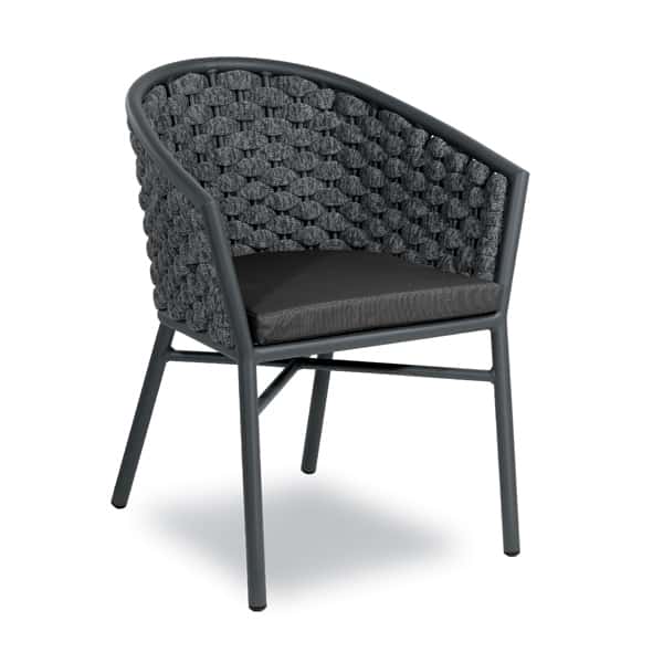 Dub armchair anthracite DeFrae Contract Furniture