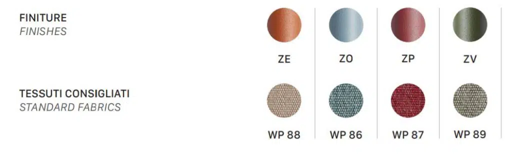Lisa Waterproof Range Colour Options