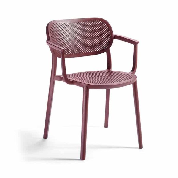 Nuta Armchair DeFrae Contract Furniture Red