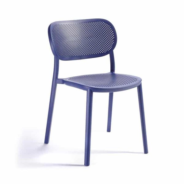 Nuta Side Chair DeFrae Contract Furniture Blue