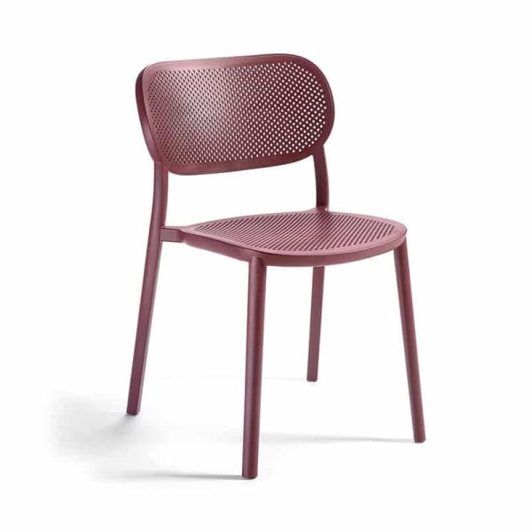 Nuta Side Chair DeFrae Contract Furniture Red
