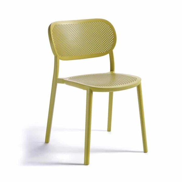 Nuta Side Chair DeFrae Contract Furniture Sage Green Front