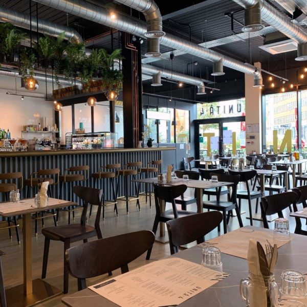 Loughton Side Chair DeFrae Contract Furniture at Unita 4 Italian Restaurant Ashford Kent