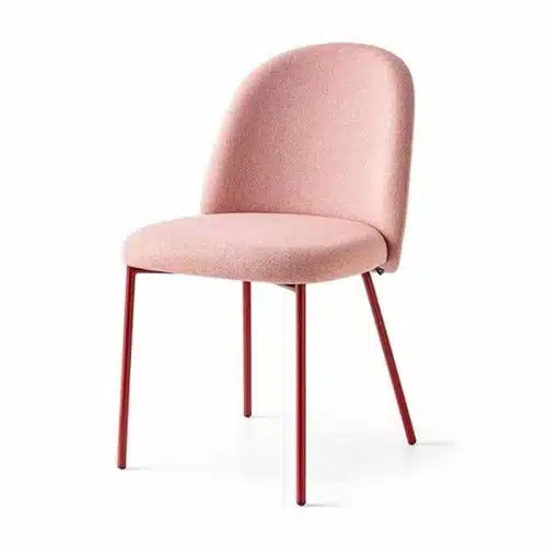 Tuka Metal Side Chair Connubia by Calligaris DeFrae Contract Furniture Metal Legs