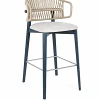 Coffee Cord Bar Stool DeFrae Contract Furniture