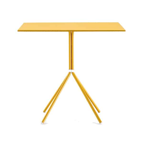 Nolita 5454 4 leg table base mustard yellow GI100E
