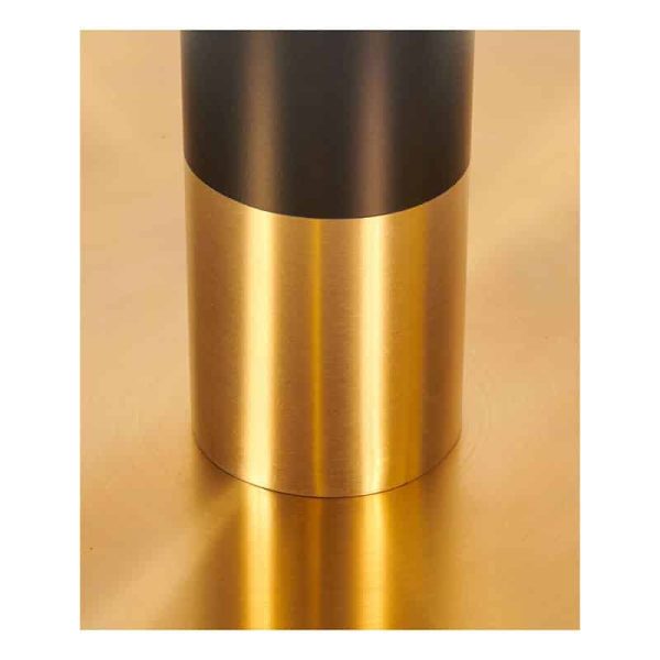 Zeus Black And Brass Table Base