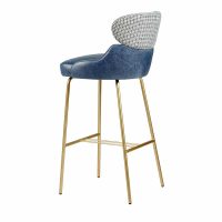 Diamond Steel Bar Stool DeFrae Contract Furniture