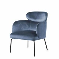Diamond Steel Lounge Armchair DeFrae Contract Furniture