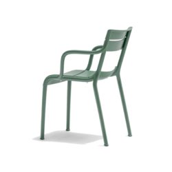 Souvenir Armchair Outdoor Restaurant Bar Chair by Pedrali at DeFrae Contract Furniture Green