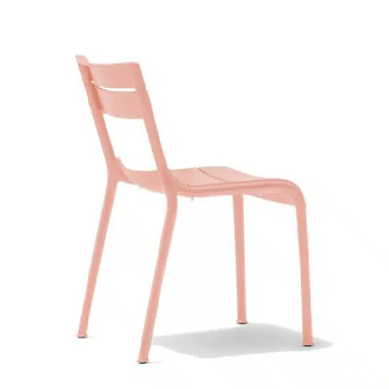 Souvenir Side Chair Outdoor Restaurant Bar Chair by Pedrali at DeFrae Contract Furniture Baby Pink