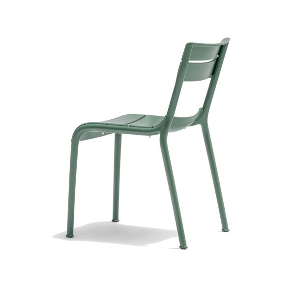 Souvenir Side Chair Outdoor Restaurant Bar Chair by Pedrali at DeFrae Contract Furniture Green