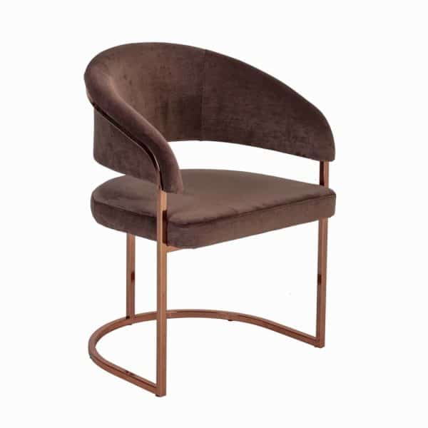 Arancia Armchair DeFrae Contract Furniture Copper Frame
