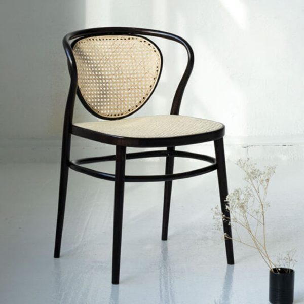 Tokio A-1400 Side Chair With Cane Back and Seat DeFrae Contract Furniture Bentwood Chair In Situ
