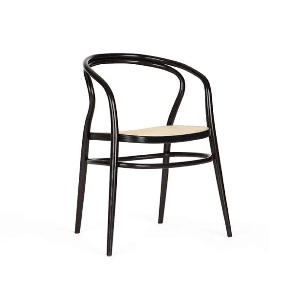 Tokio B-1400 Armchair With Cane Back and Seat DeFrae Contract Furniture Bentwood Chair