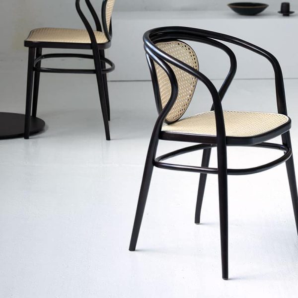 Tokio Side Chair and Armchairs DeFrae Contract Furniture Bentwood Chair In Situ