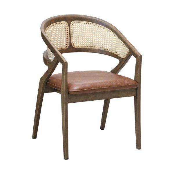 Florente Armchair with cane back from DeFrae Contract Furniture