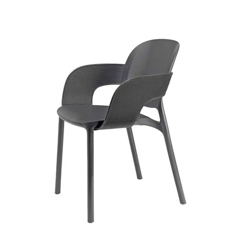 Hug Armchair 2382 Anthracite Grey 81 from DeFrae Contract Furniture