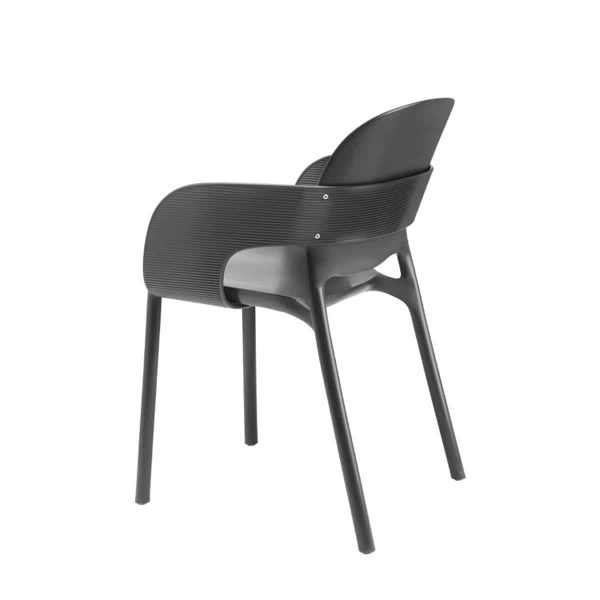 Hug Armchair 2382 Anthracite Grey 81 from DeFrae Contract Furniture