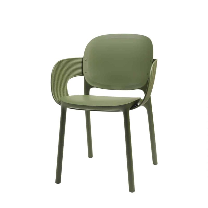Hug Armchair 2382 Olive Green 56 from DeFrae Contract Furniture