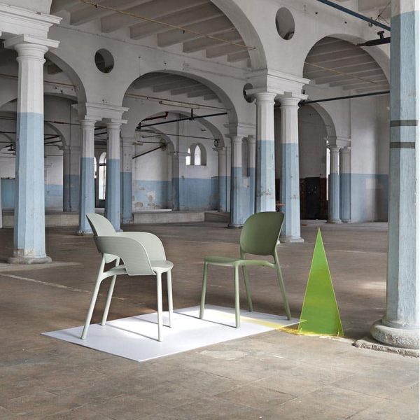 Hug Range DeFrae Contract Furniture Side Chair and Armchair Outdoor