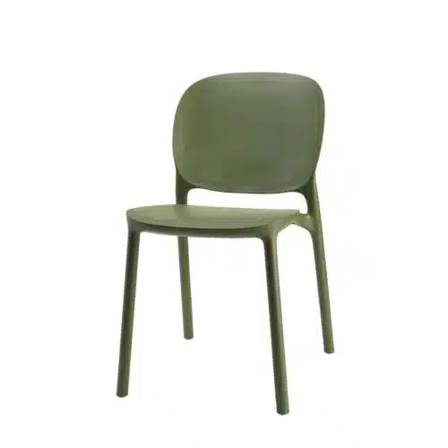 Hug Side Chair 2380 Olive Green 56 from DeFrae Contract Furniture