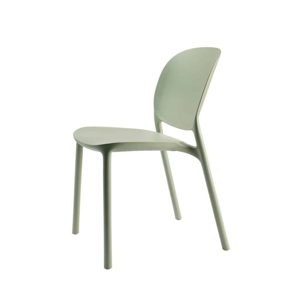 Hug Side Chair 2380 Sage Green 58 from DeFrae Contract Furniture