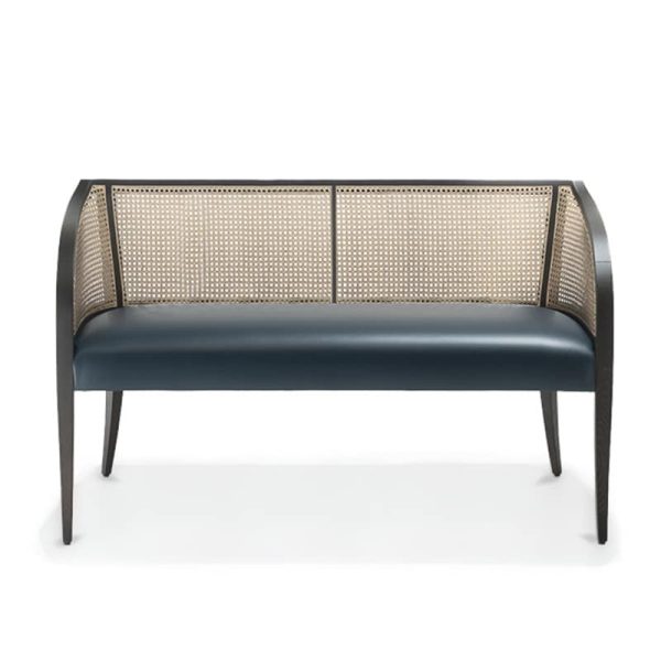 Serena Rattan 2 Seater Sofa DeFrae Contract Furniture Cane