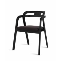 Genea Armchair for restaurants DeFrae Contract Furniture Black