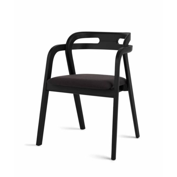Genea Armchair for restaurants DeFrae Contract Furniture Black