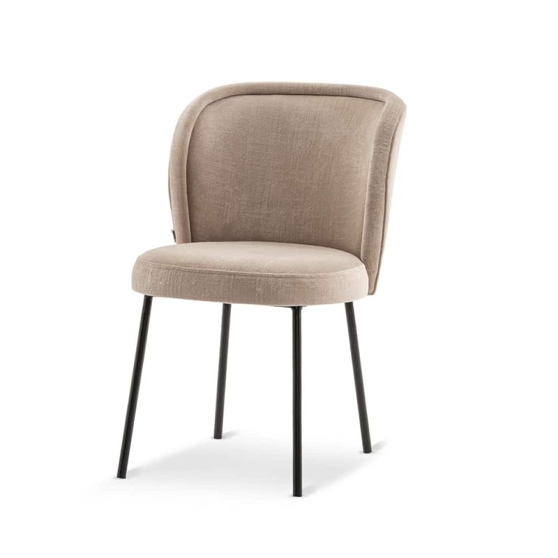 Luna Side Chair Metal Legs DeFrae Contract Furniture Restaurant Chair