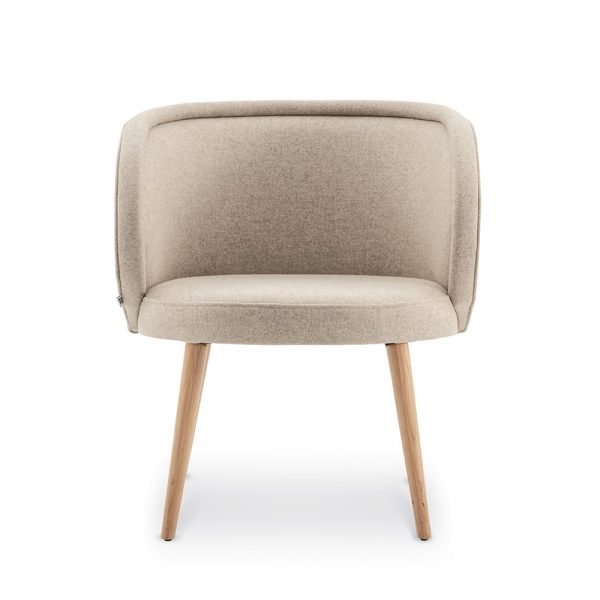Luna Wood Accent Lounge chair by DeFrae Contract Furniture for your restaurant, bar, coffee shop or hotel.