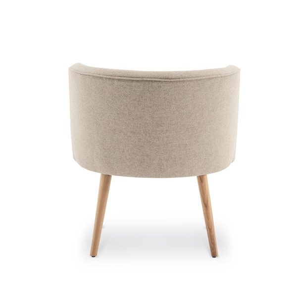 Luna Wood Accent Lounge chair by DeFrae Contract Furniture for your restaurant, bar, coffee shop or hotel.