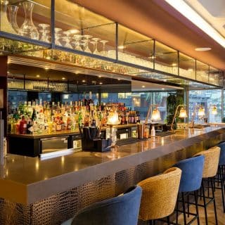 Barbican Brasserie by Searcys Bar and Restaurant Furniture by DeFrae Contract Furniture