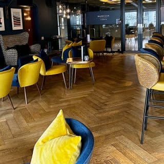 Barbican Brasserie by Searcys Bar and Restaurant Lounge Furniture by DeFrae Contract Furniture