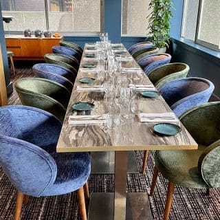Barbican Brasserie by Searcys Restaurant Private Dining Furniture by DeFrae Contract Furniture