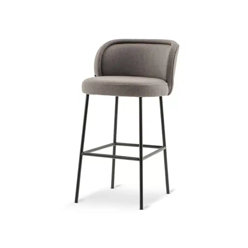 Luna Bar Stool Metal Legs DeFrae Contract Furniture