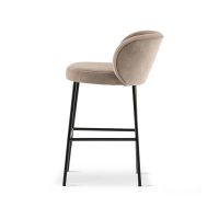 Luna Bar Stool Metal Legs DeFrae Contract Furniture