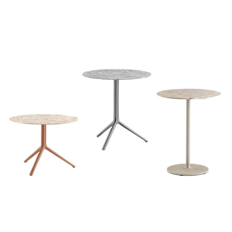 Stone Composite Marble Tabletops Pedrali at DeFrae Contract Furniture