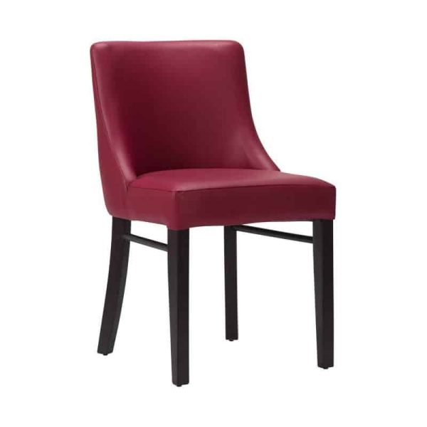 Meran Side Chair Veneto Lime Wine Faux Wenge Frame DeFrae Contract Furniture