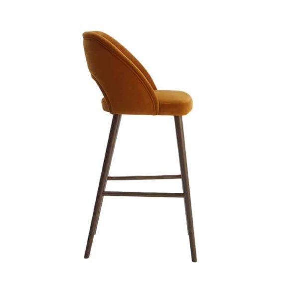 Vaja Bar Stool from DeFrae Contract Furniture Side View