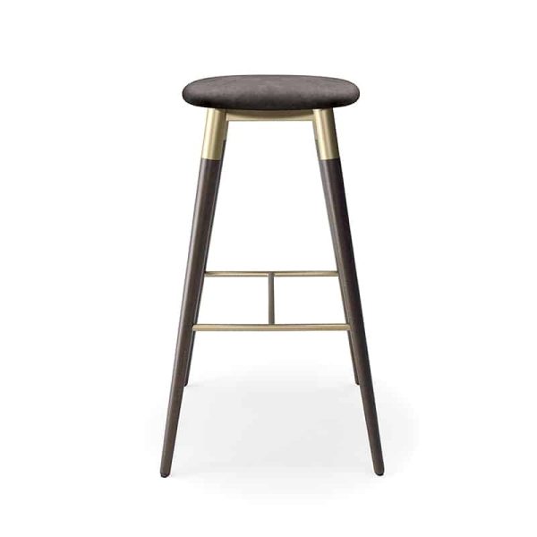 Xenia Bar Stool DeFrae Contract Furniture High Stool Upholstered Seat