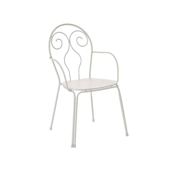 Caprera 931 Armchair Emu at DeFrae Contract Furniture Matt White 01